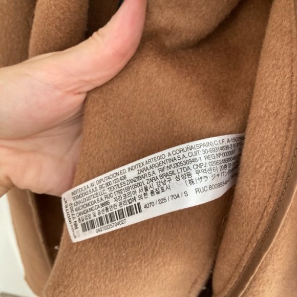 Zara Wool Blend Camel Coat | MaxMara Dupe - Picture 6 of 7